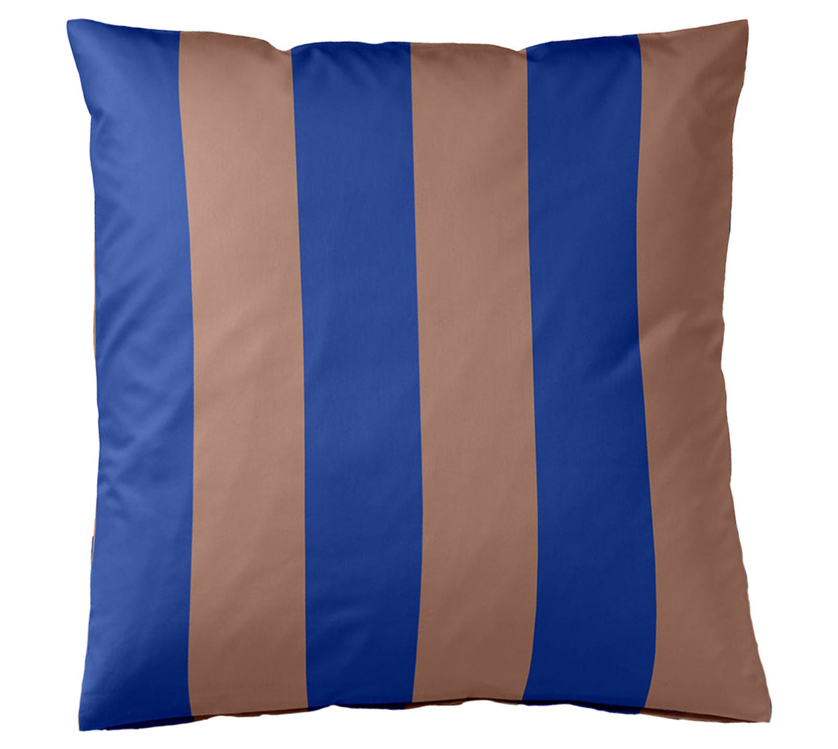 Satin Bettwäsche Duo in Kobalt-Mousse Freisteller Kissen