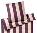 Satin Bettwäsche Duo in Rosé-Wine Streifen Freisteller #farbe_Rose-Wine