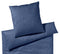Satin Bettwäsche Floral in Blau Blätter Freisteller #farbe_Kobaltblau