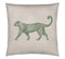 Satin Kissenbezug Globetrotter Tiermotiv Leopard Sand Freisteller #farbe_Sand