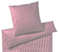 Satin Bettwäsche Hamburger Streifen in Bordeaux Freisteller #farbe_Bordeaux