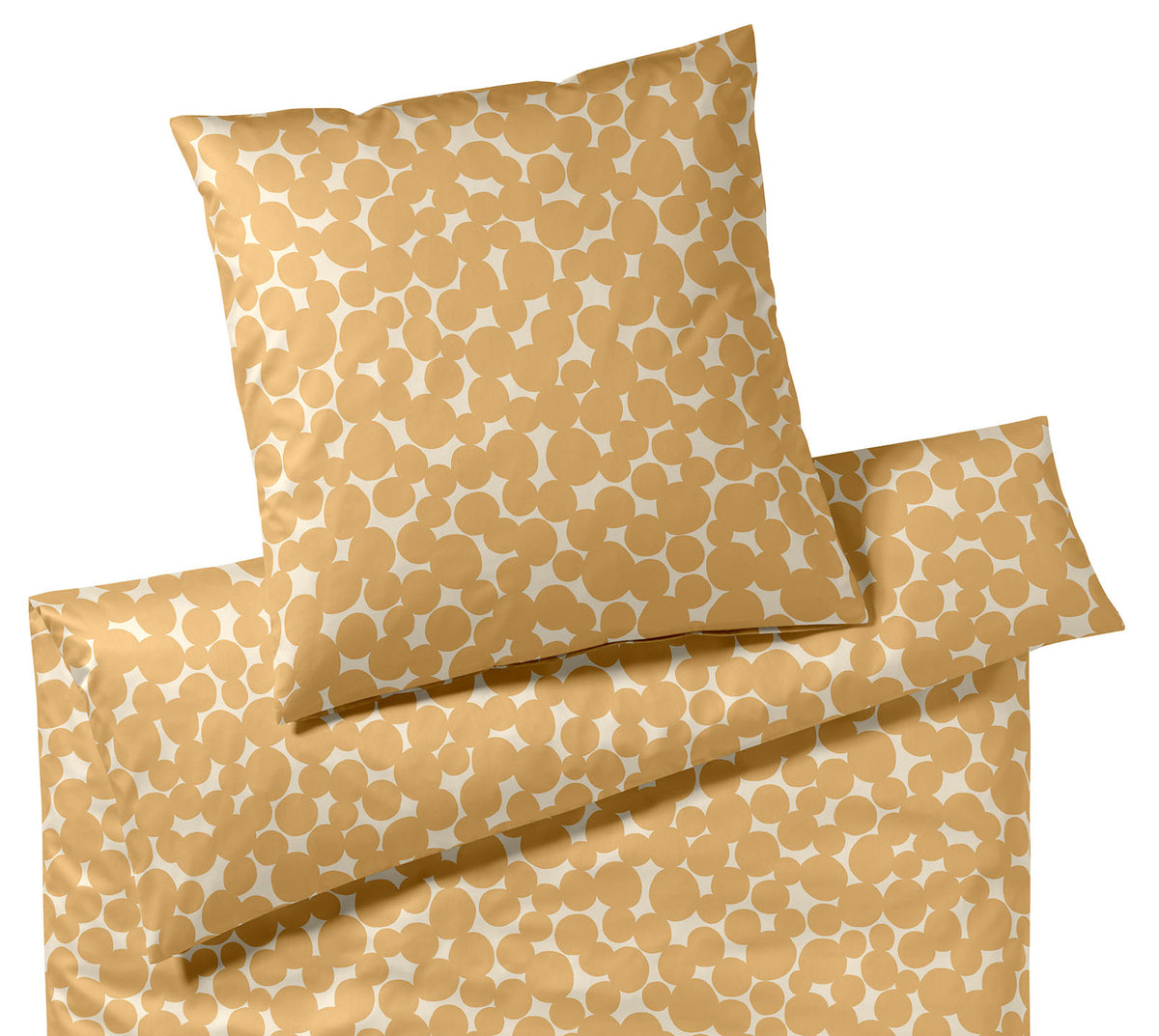 Satin Bettwäsche Pebbles in Scotch Kreise Freisteller #farbe_Pebbles Scotch