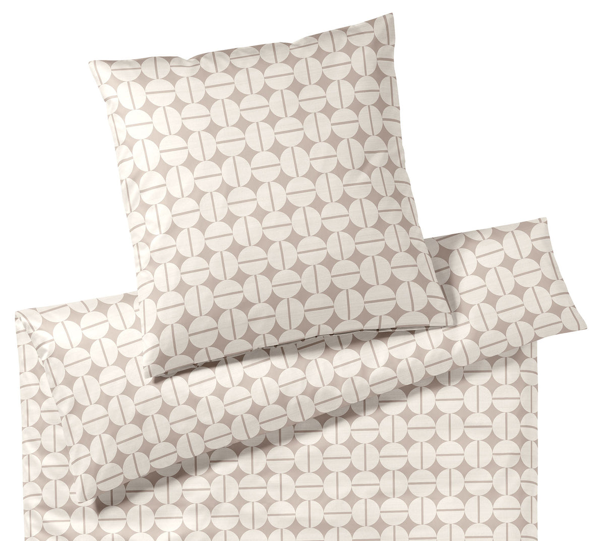 Satin Bettwäsche Soho in Sand Kuller Freisteller #farbe_Soho Sand