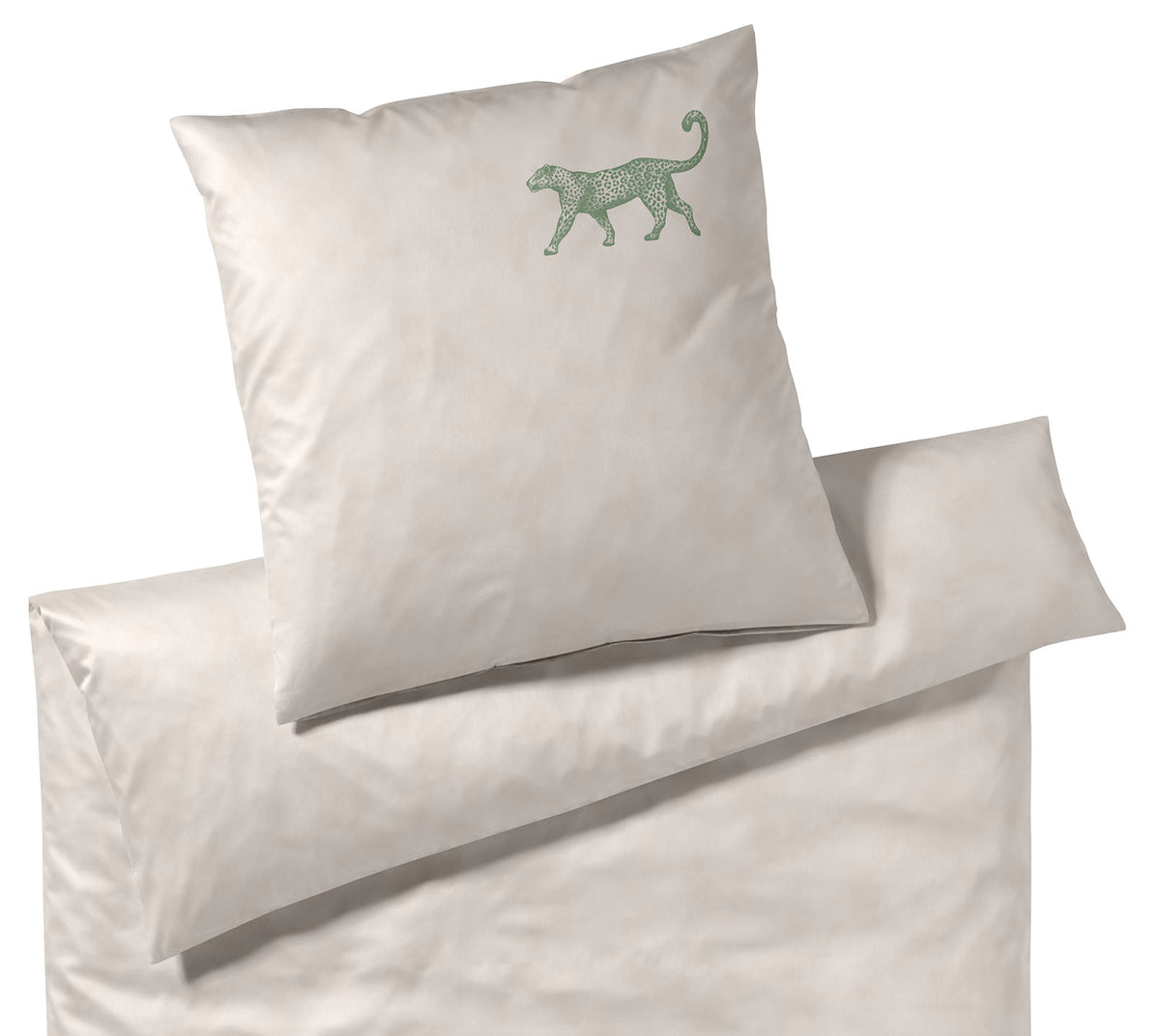 Satin Bettwäsche Traveller in Sand Tiermotiv Freisteller #farbe_Sand