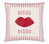 Satin Kissen Bisou in Rosarot Freisteller #farbe_Bisou Rosarot