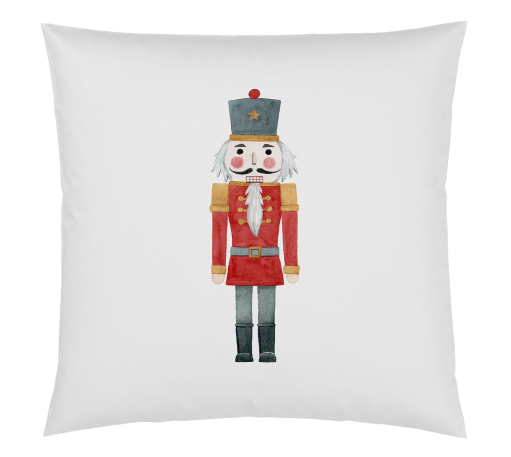 Satin Kissen Nutcracker in Weiß Freisteller Nußknackermotiv #farbe_Weiß