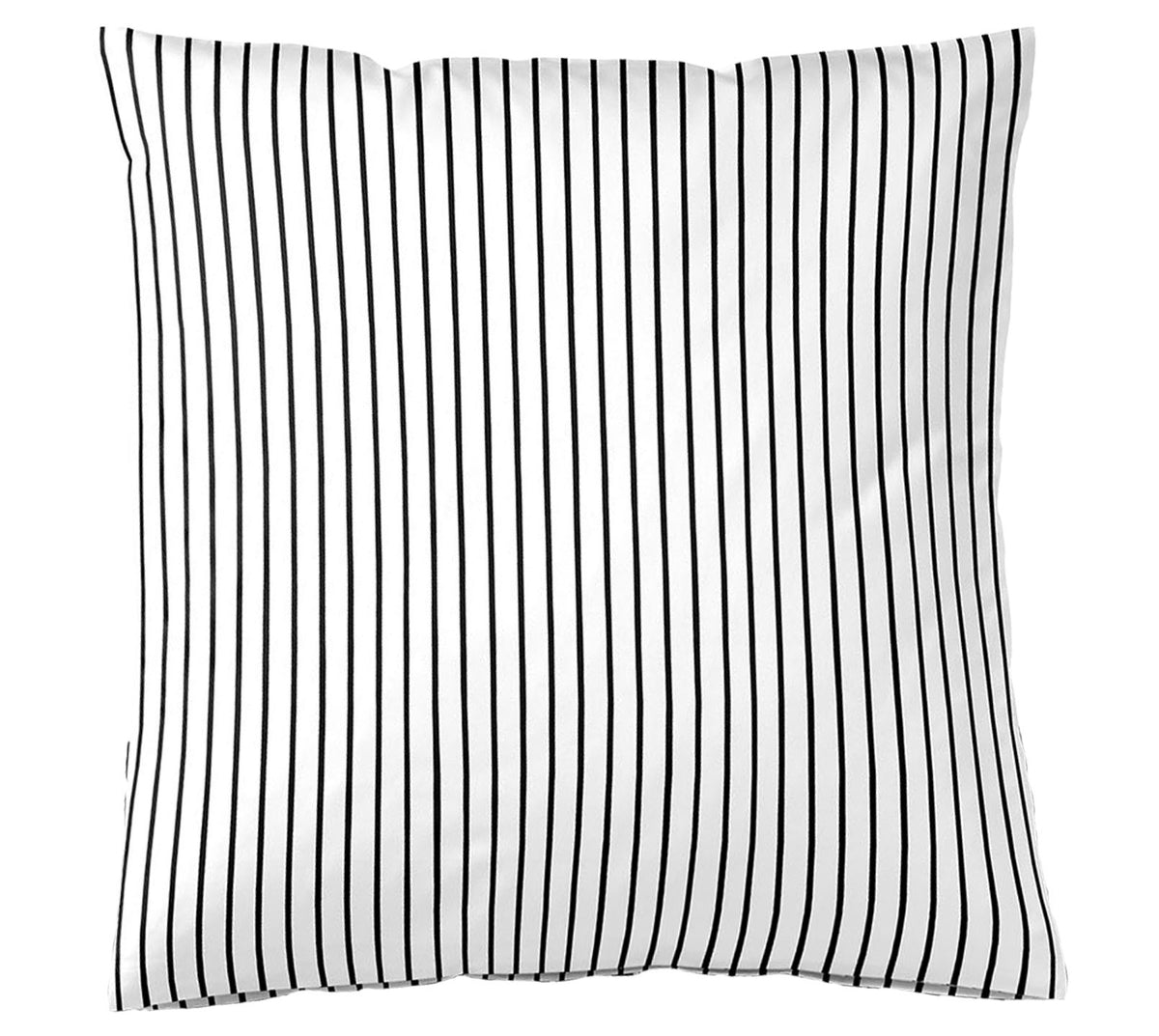 Satin Wende Bettwäsche Lined in Schwarz-Weiß Freisteller Kissen