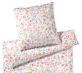 Seiden Satin Bettwäsche Gentle in Weiß Blüten Freisteller #farbe_Weiß