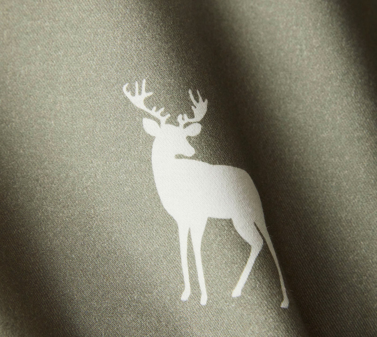 Softflanell Bettwäsche Alpin in Waldgrün Tannenmotiv Material #farbe_Alpin Waldgrün