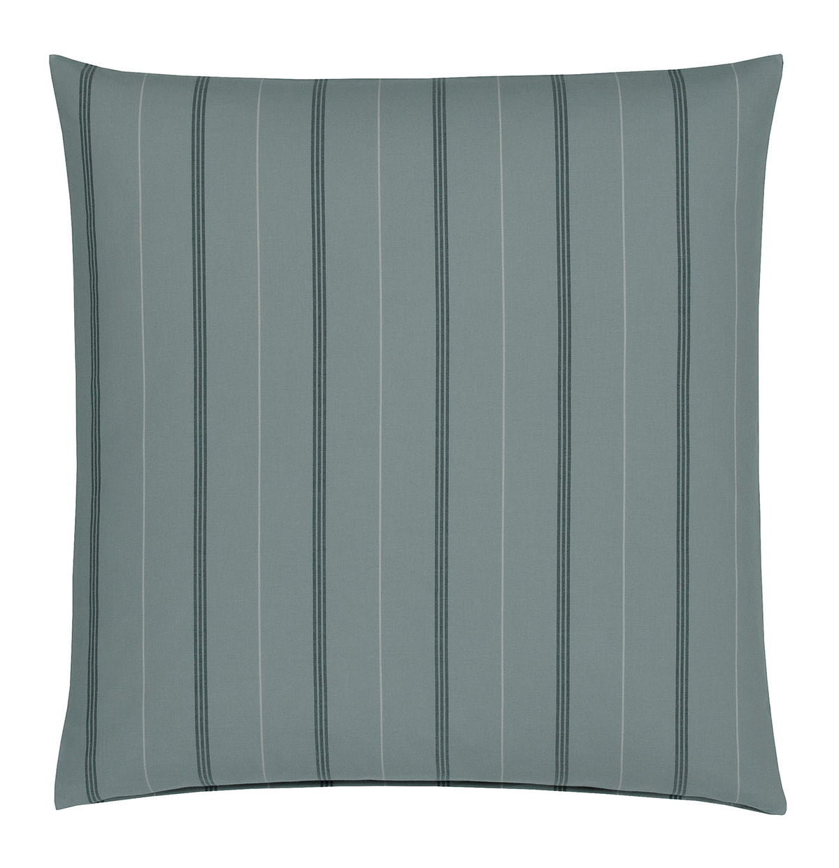 Softflanell Bettwäsche Cornwall in Tannengrün Streifen Kissen #farbe_Cornwall Tannengrün