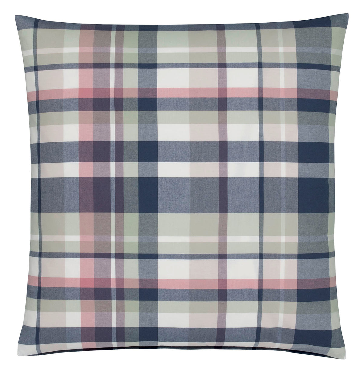 Softflanell Bettwäsche Darcy in Pistazie Karo Kissen #farbe_Darcy Pistazie