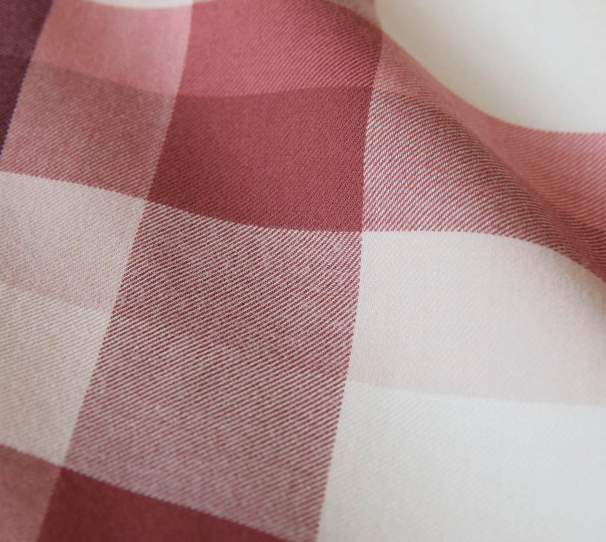 Softflanell Bettwäsche Darcy in Rosarot Karo Material #farbe_Darcy Rosarot