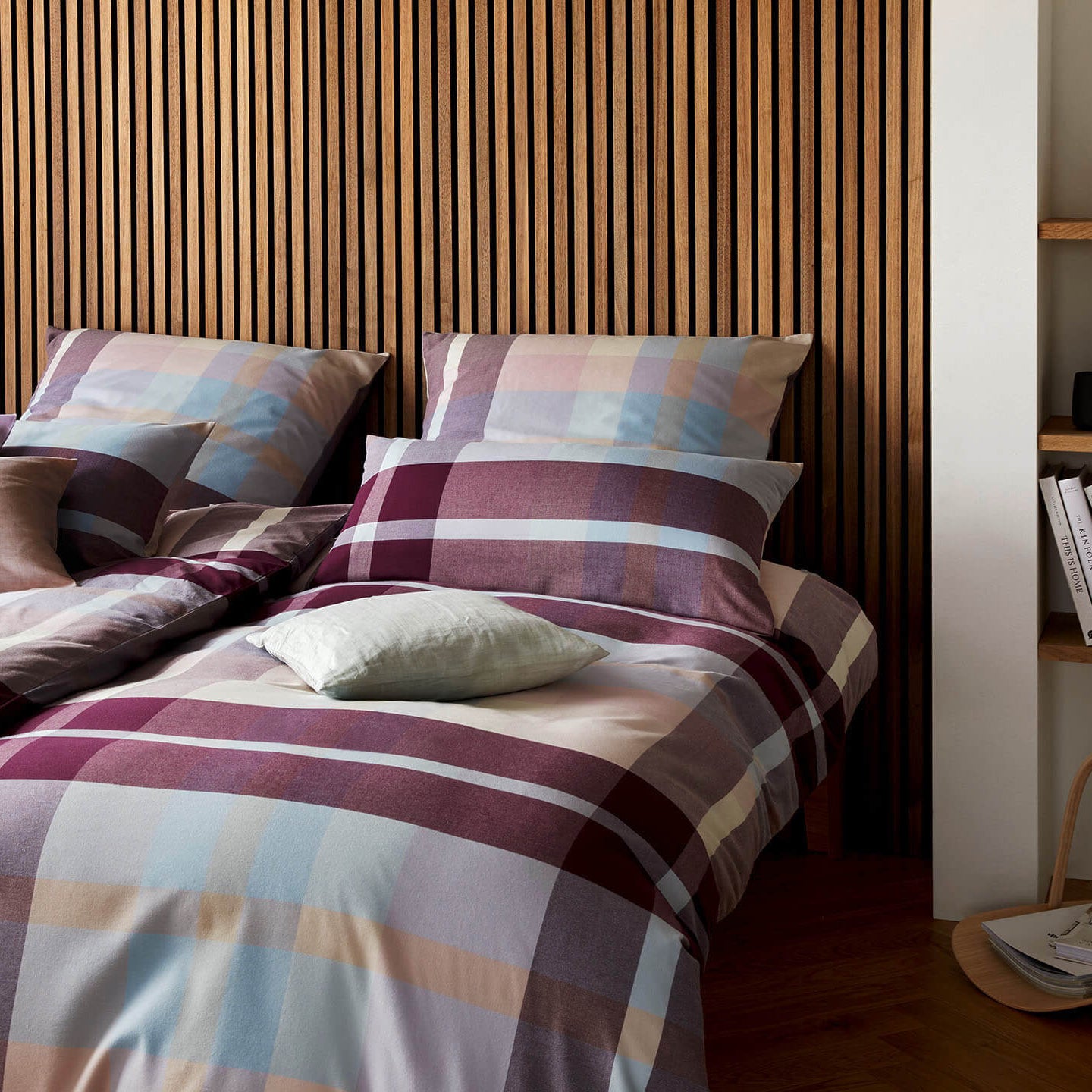 Softflanell Bettwäsche Fitzgerald in Pastell Karo Schlafzimmer #farbe_Fitzgerald Pastell