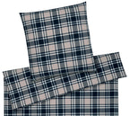 Softflanell Bettwäsche Manchester in Natur Karo Schlafzimmer #farbe_Natur