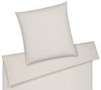 Softflanell Bettwäsche Mono in Creme Uni Freisteller #farbe_Creme