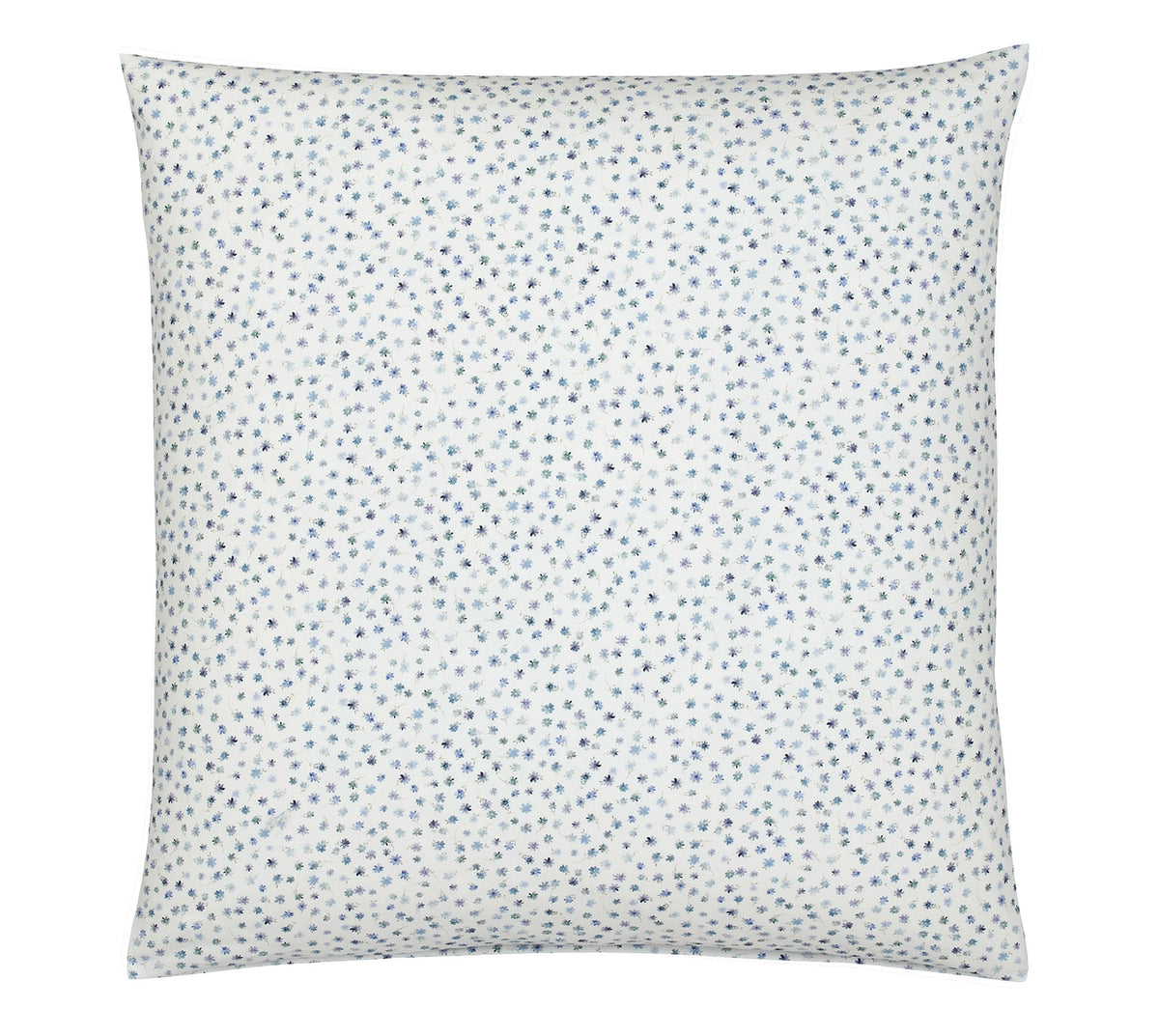 Softflanell Bettwäsche Preppy in Aqua-Grün Blüten Kissen #farbe_Aqua-Grün