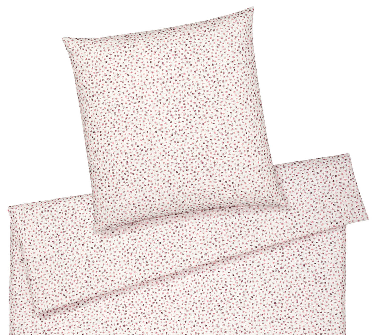 Softflanell Bettwäsche Preppy in Beere Blüten Freisteller #farbe_Preppy Berry