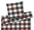 Softflanell Bettwäsche Westminster Wine in Karo Freisteller #farbe_Wine