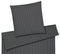 Softflanell Bettwäsche Winston in Anthra Streifen Freisteller #farbe_Anthra