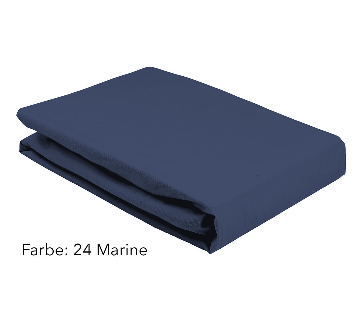 Jersey Spannbettlaken Farbe Dunkelblau Marine #farbe_Marine #farbe_Marine
