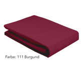 Jersey Spannbettlaken Farbe Dunkelrot Burgund Stapel #farbe_Burgund #farbe_Burgund