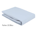 Jersey Spannbettlaken Farbe Blau Bleu #farbe_Bleu