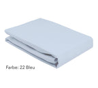 Jersey Spannbettlaken Farbe Blau Bleu #farbe_Bleu