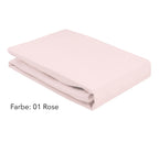 Spannbettlaken Farbe Rose alle Groessen #farbe_Rose