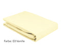 Softes Spannbettlaken Jersey Farbe Hellgelb Vanille #farbe_Vanille 