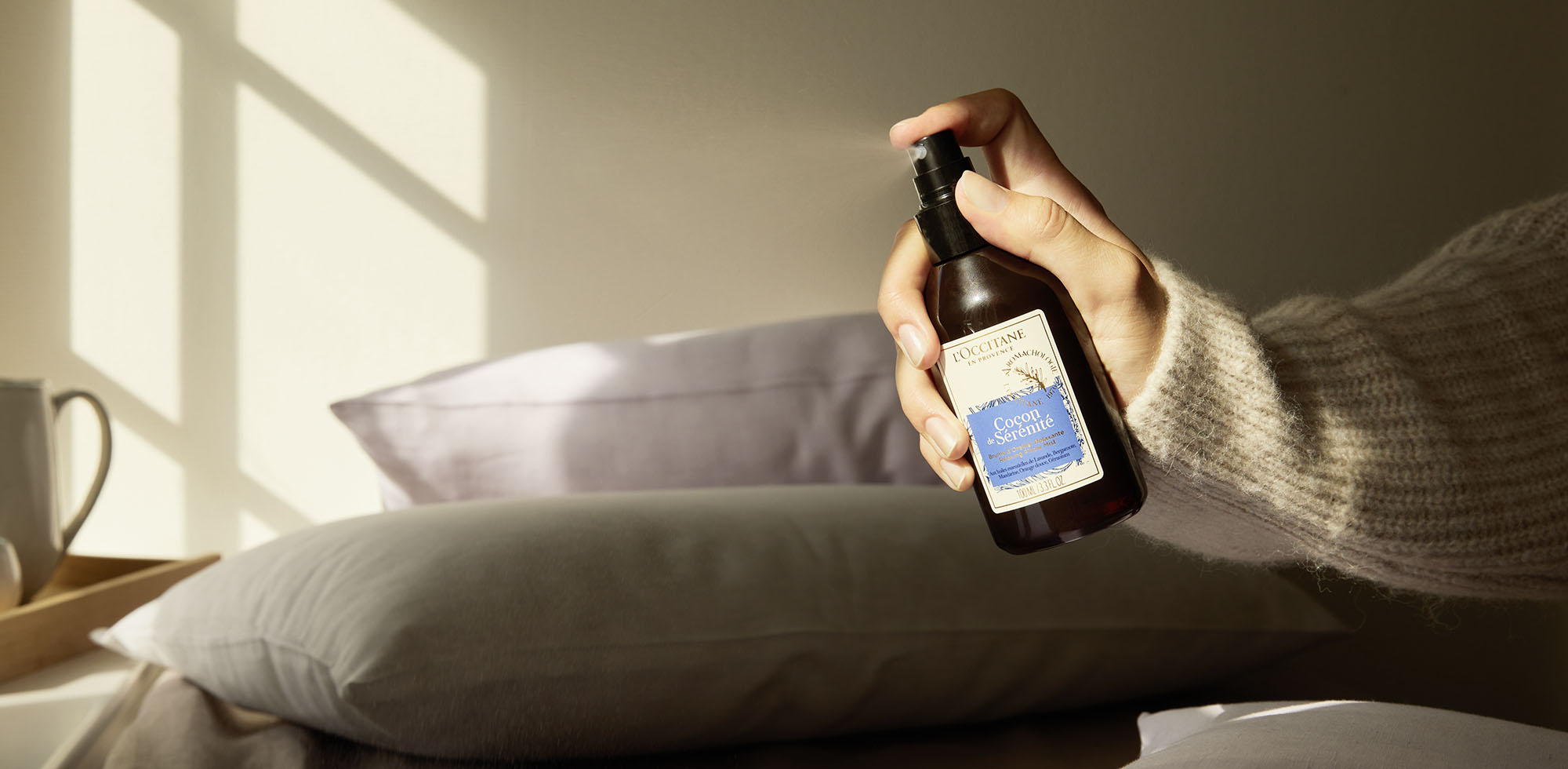 L occitane Spray sprühende Hand Schlafzimmer