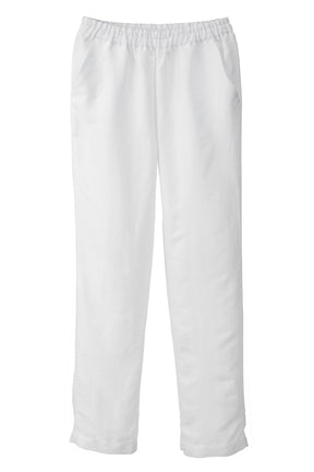 Halbleinen Homewear Pant Long in Weiß Freisteller 