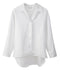 Halbleinen Homewear PJ Shirt in Weiß Model Freisteller #farbe_Weiß