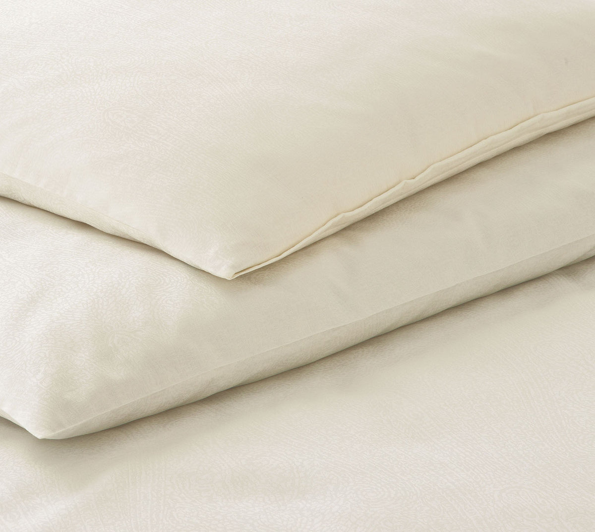 Jacquard Bettwäsche Paisley in Creme Paisley Freisteller #farbe_Creme