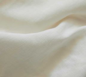Leinen Bettwaesche Pure in Weiß Uni Detail 